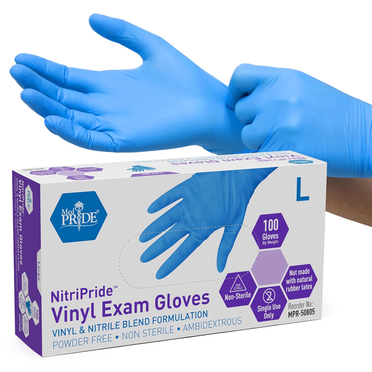 Nitrile/Vinyl Blend Exam Glove - Exam Glove Nitrile recensione e prezzo