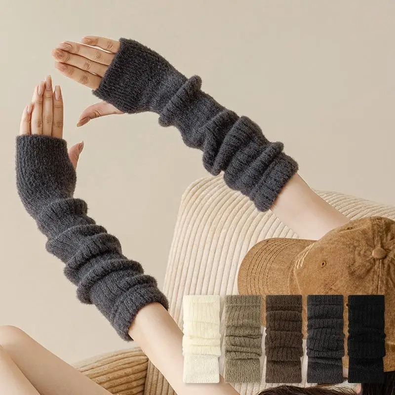 Winter Warm Long Sleeves Glove - Fingerless Glove Knit recensione e prezzo