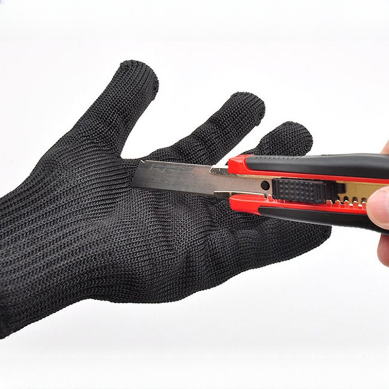 1 Pair Black Anti Cutting Glov - Cut Resistant Glove recensione e prezzo