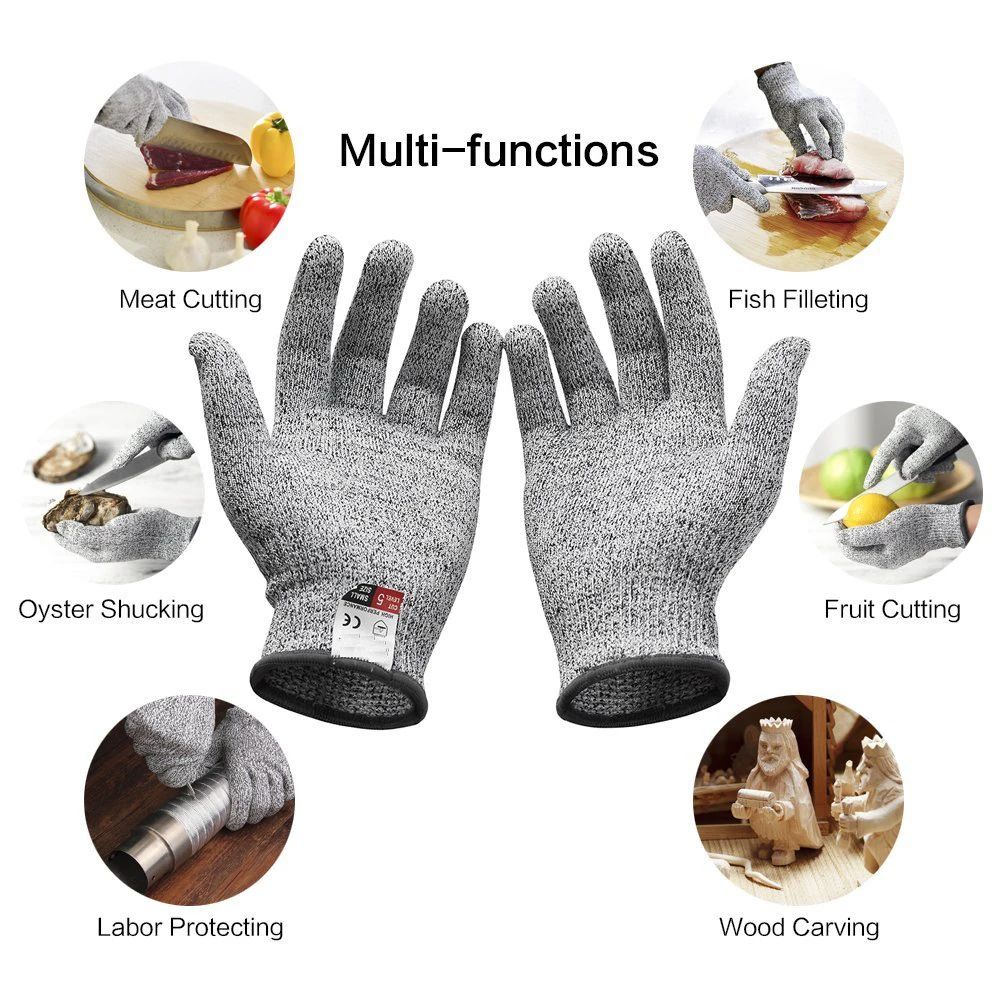 Level 5 HPPE Anti-Cut Gloves K - Cut Resistant Glove recensione e prezzo