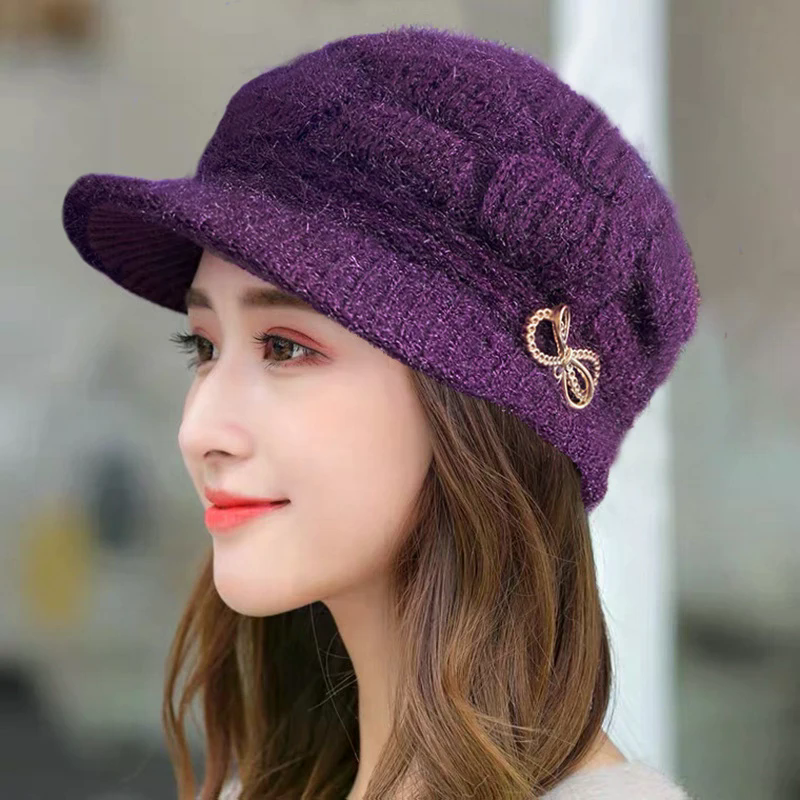 Winter Warm Hat Knitted Hat Ca - Wool Glove Lined recensione e prezzo