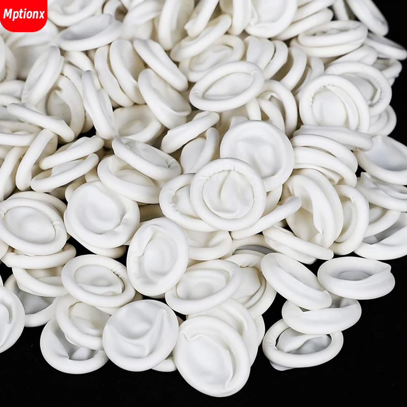 100PCS Disposable Finger Cover - Latex Disposable Glove recensione e prezzo