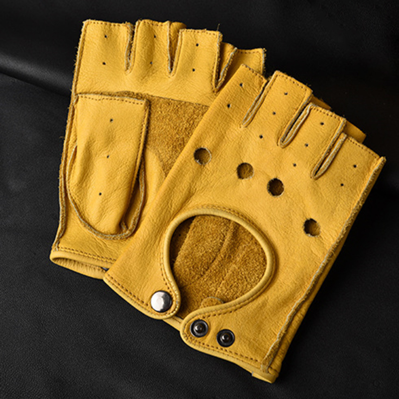 Leather Gloves Men's Half Fing - Leather Driving Glove recensione e prezzo