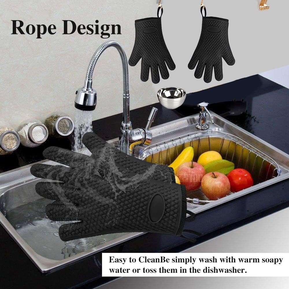Silicone Oven Mitts, Heat Resi - Heat Resistant Glove recensione e prezzo