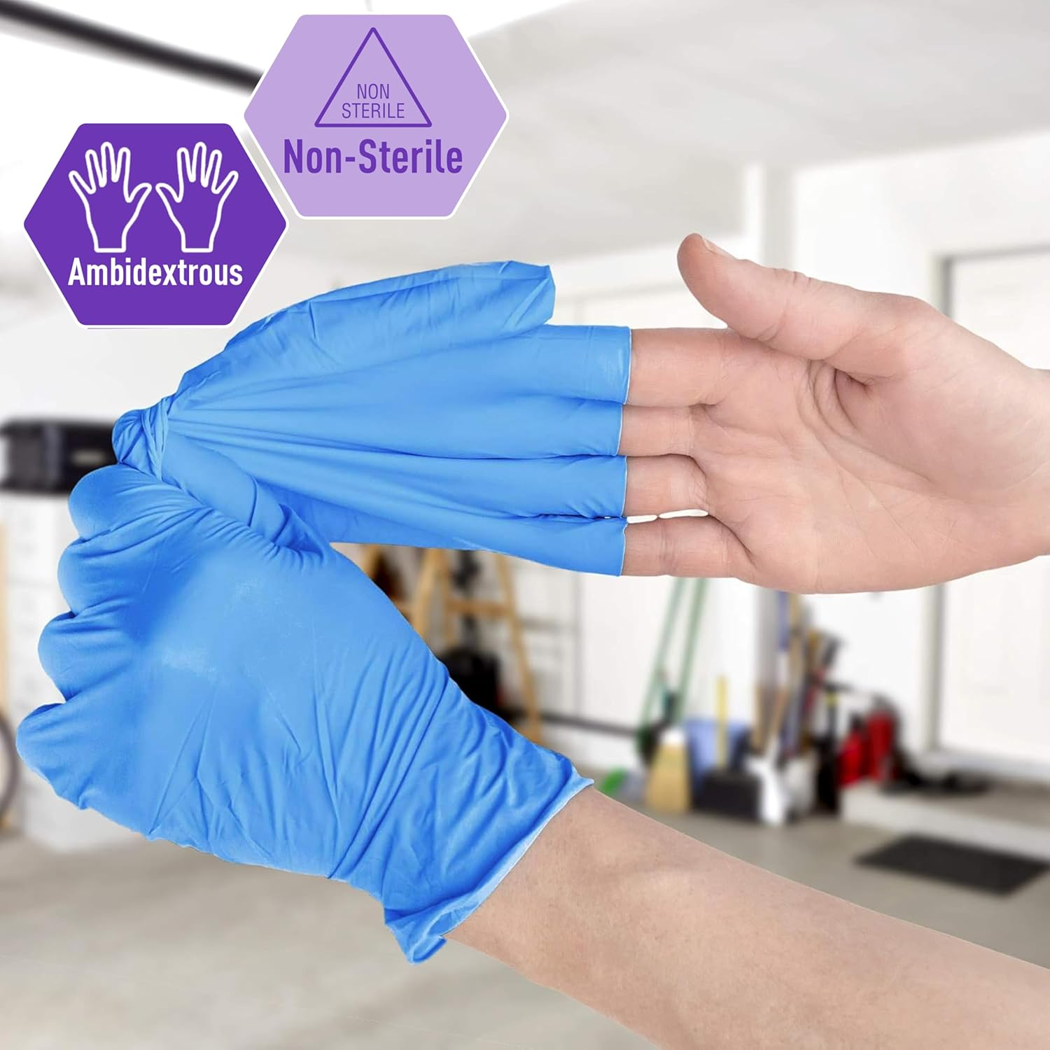 Powder-Free Nitrile/Vinyl Blen - Exam Glove Nitrile recensione e prezzo