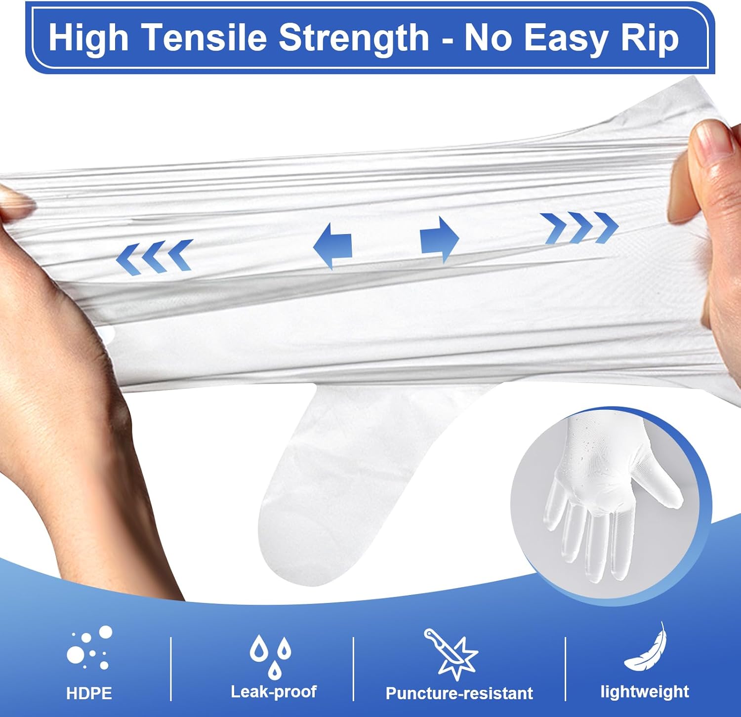 500 Pcs Disposable Food Prep G - Latex Disposable Glove recensione e prezzo