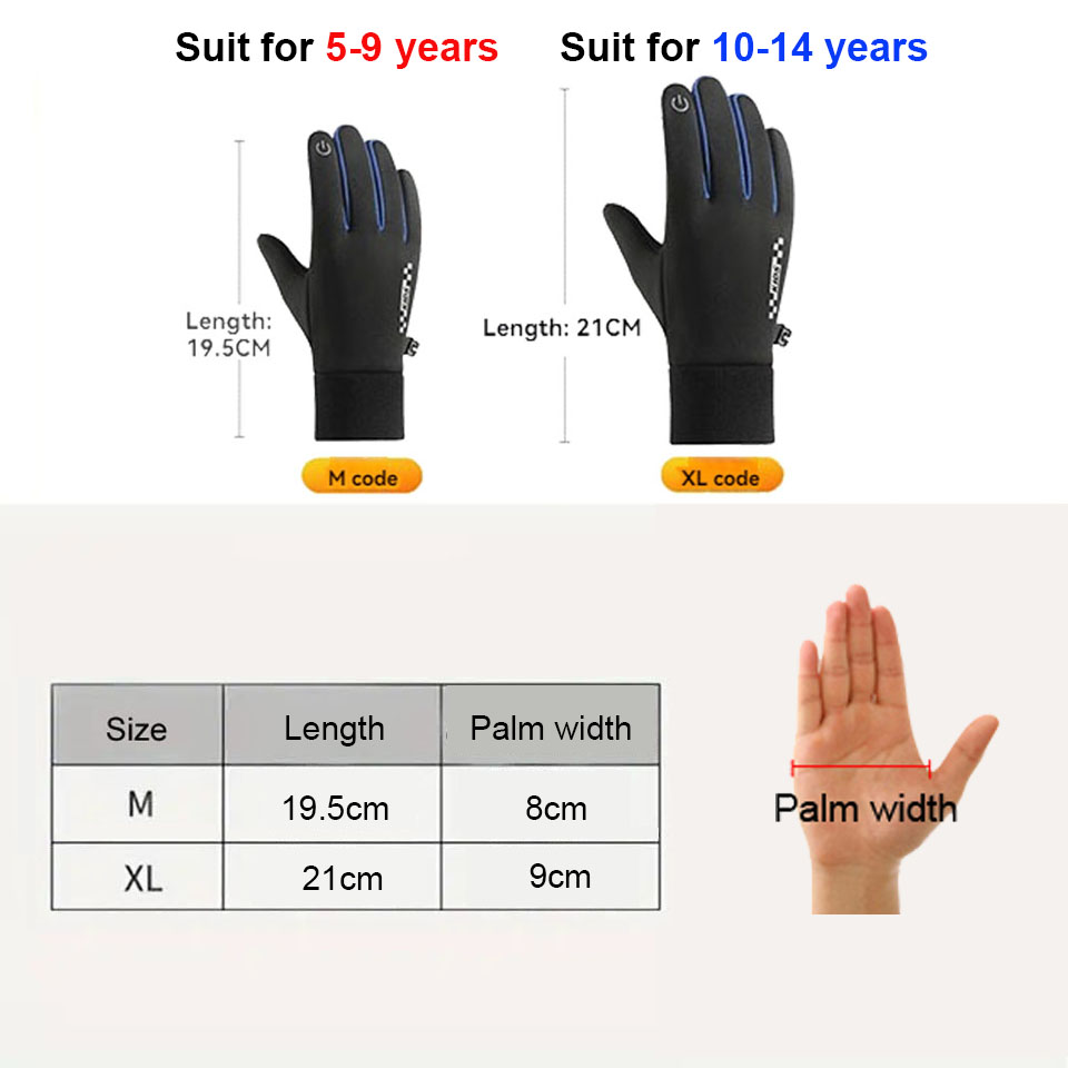 GTUBIKE Children's Gloves Touc - Ski Glove Waterproof recensione e prezzo