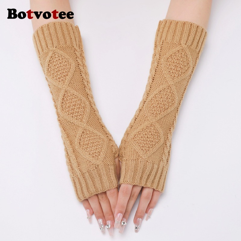 Botvotee Sleeves for Women Arm - Fingerless Glove Knit recensione e prezzo