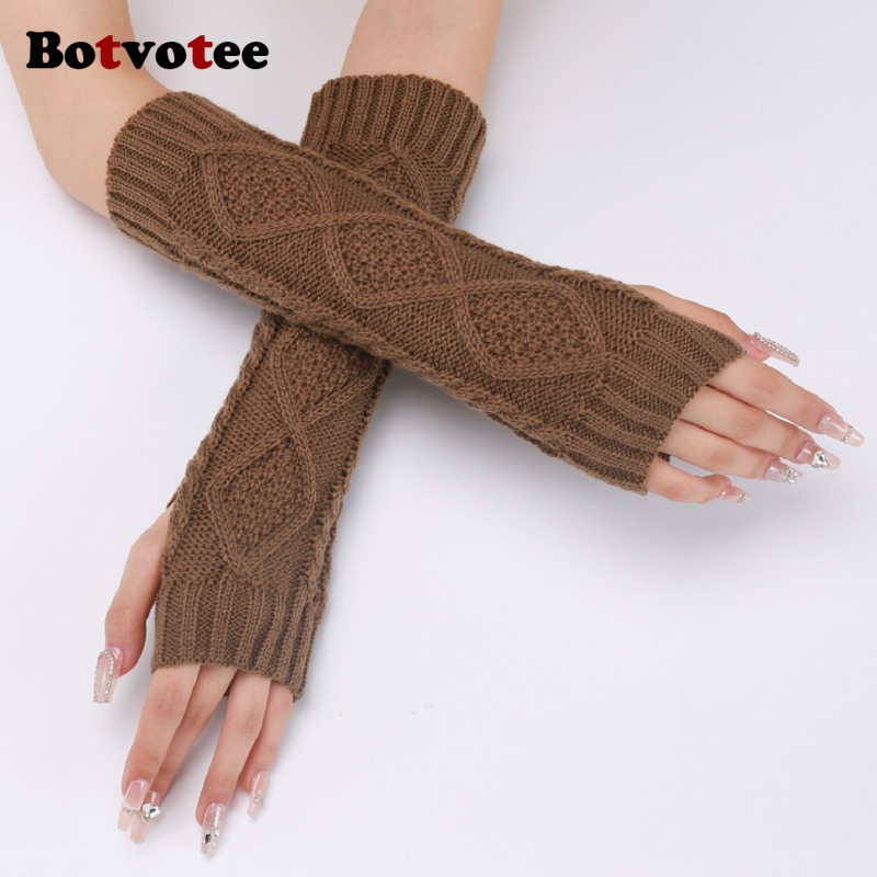 Botvotee Sleeves for Women Arm - Fingerless Glove Knit recensione e prezzo