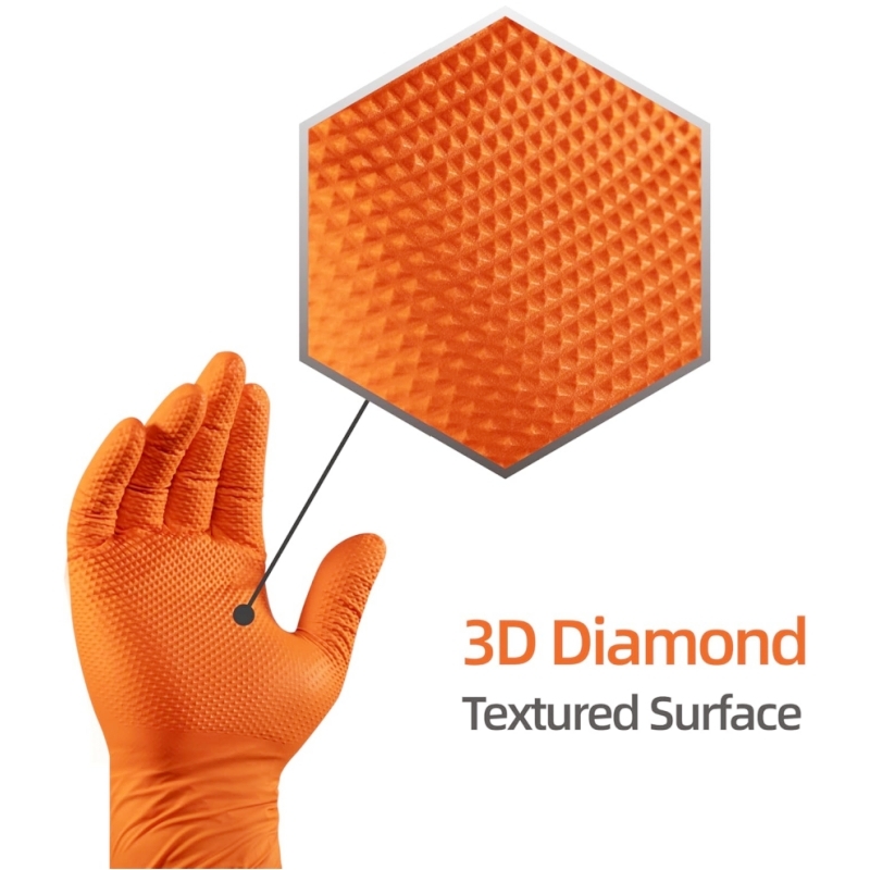 8Mil Heavy Duty Orange Nitrile - Nitrile Mechanic Glove recensione e prezzo