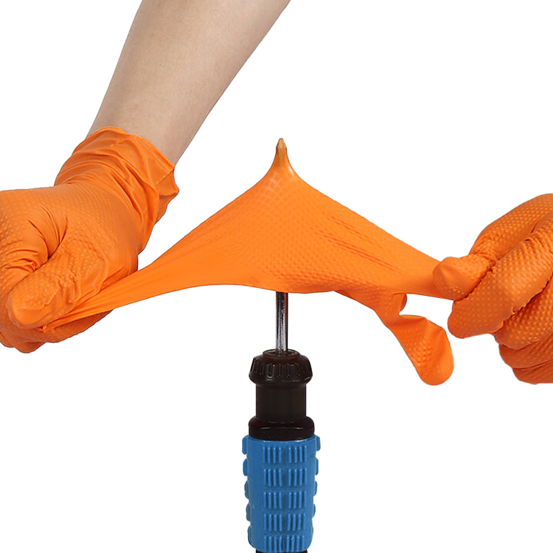 8Mil Heavy Duty Orange Nitrile - Nitrile Mechanic Glove recensione e prezzo