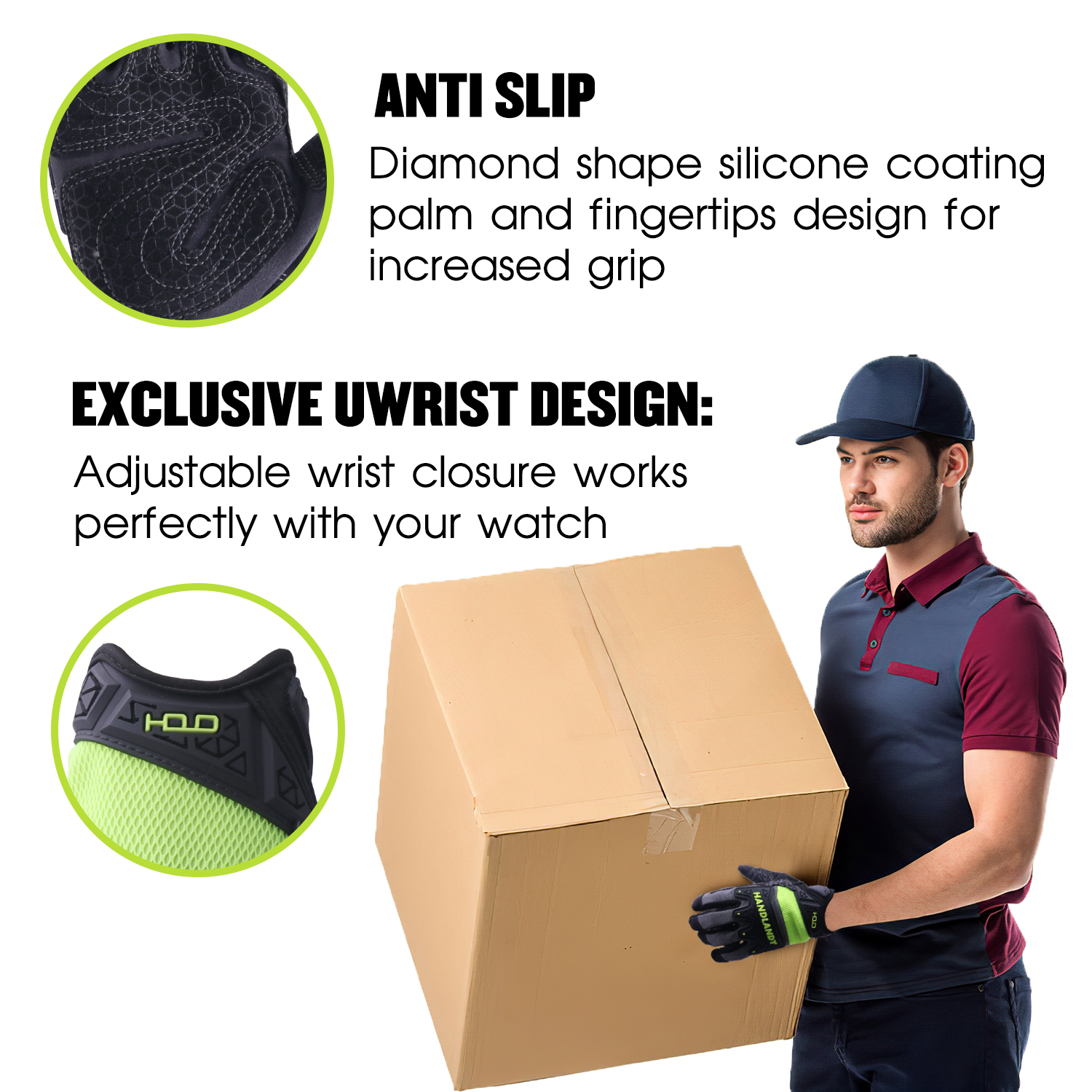 HANDLANDY anti-impact anti-abr - Work Glove Impact recensione e prezzo