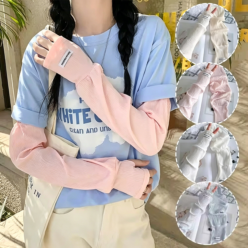 Summer Loose Ice Silk Uv Prote - Fingerless Glove Knit recensione e prezzo