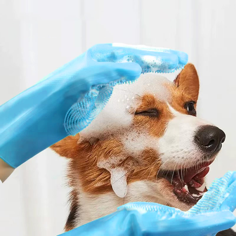 Pet Bathing & Massage Silicone - Rubber Glove Cleaning recensione e prezzo