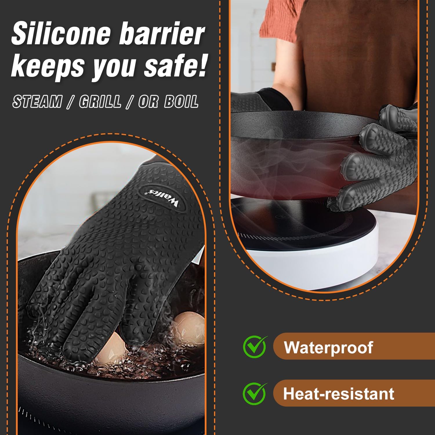 Heat Resistant Silicone BBQ Gl - Heat Resistant Glove recensione e prezzo
