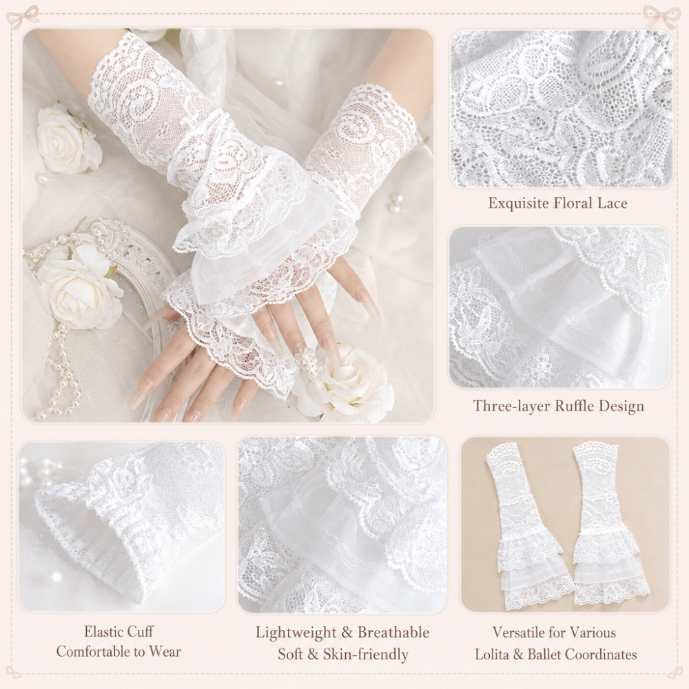 Ruched Pleated Detachable Cuff - Fingerless Glove Knit recensione e prezzo