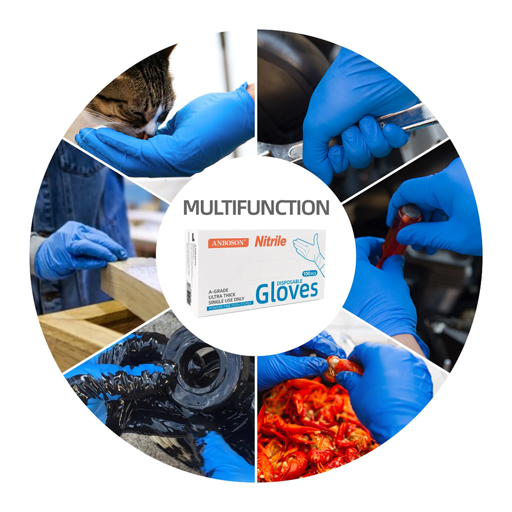 Nitrile Exam Gloves-Blue Latex - Exam Glove Nitrile recensione e prezzo