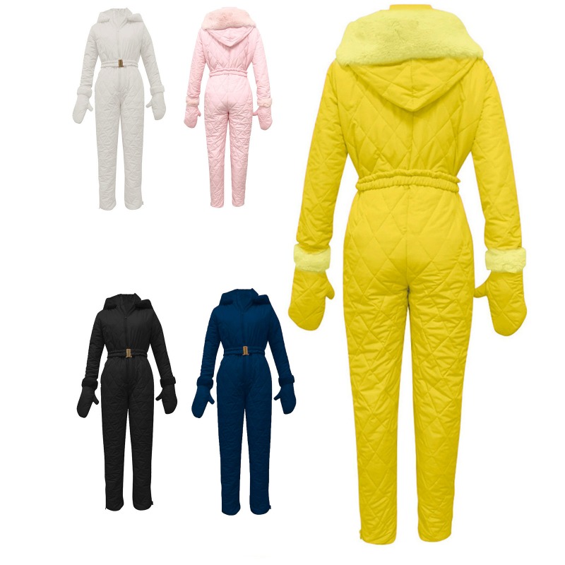 Couple's Solid Color Ski Suit, - Ski Glove Waterproof recensione e prezzo