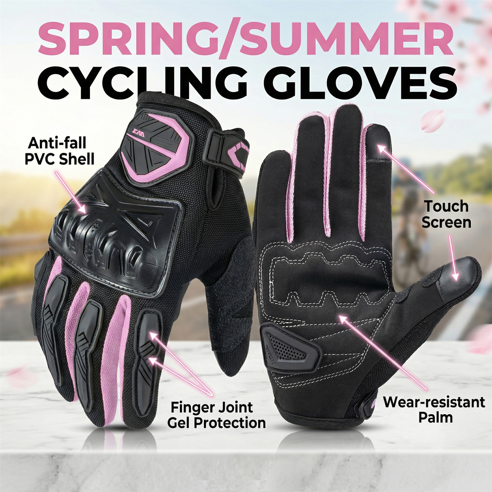 Summer Motorcycle Gloves Men W - Cycling Glove Padded recensione e prezzo
