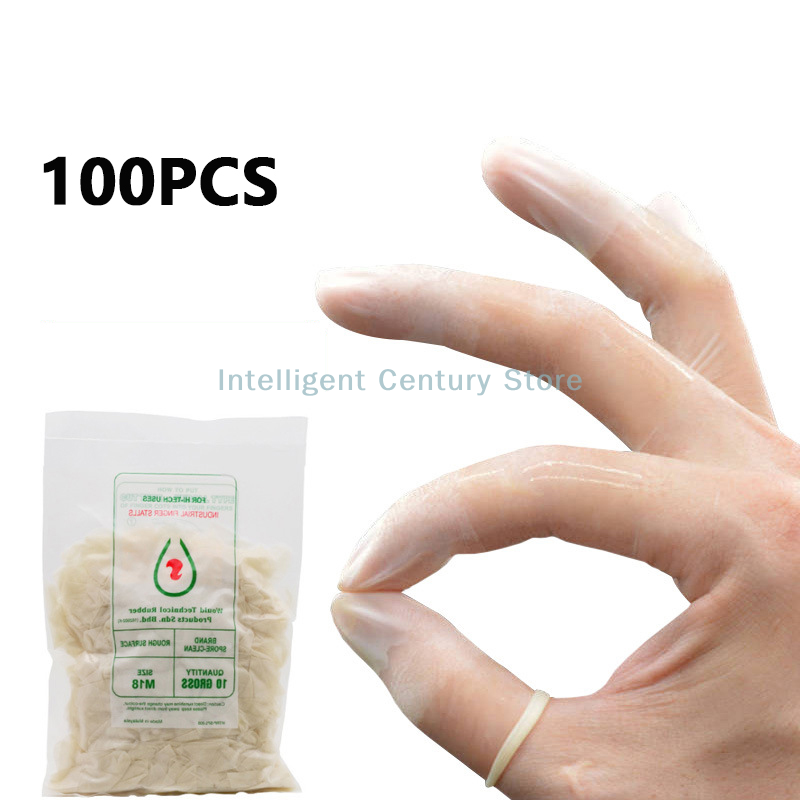 100 Pcs Rubber Non-slip Anti-s - Latex Disposable Glove recensione e prezzo