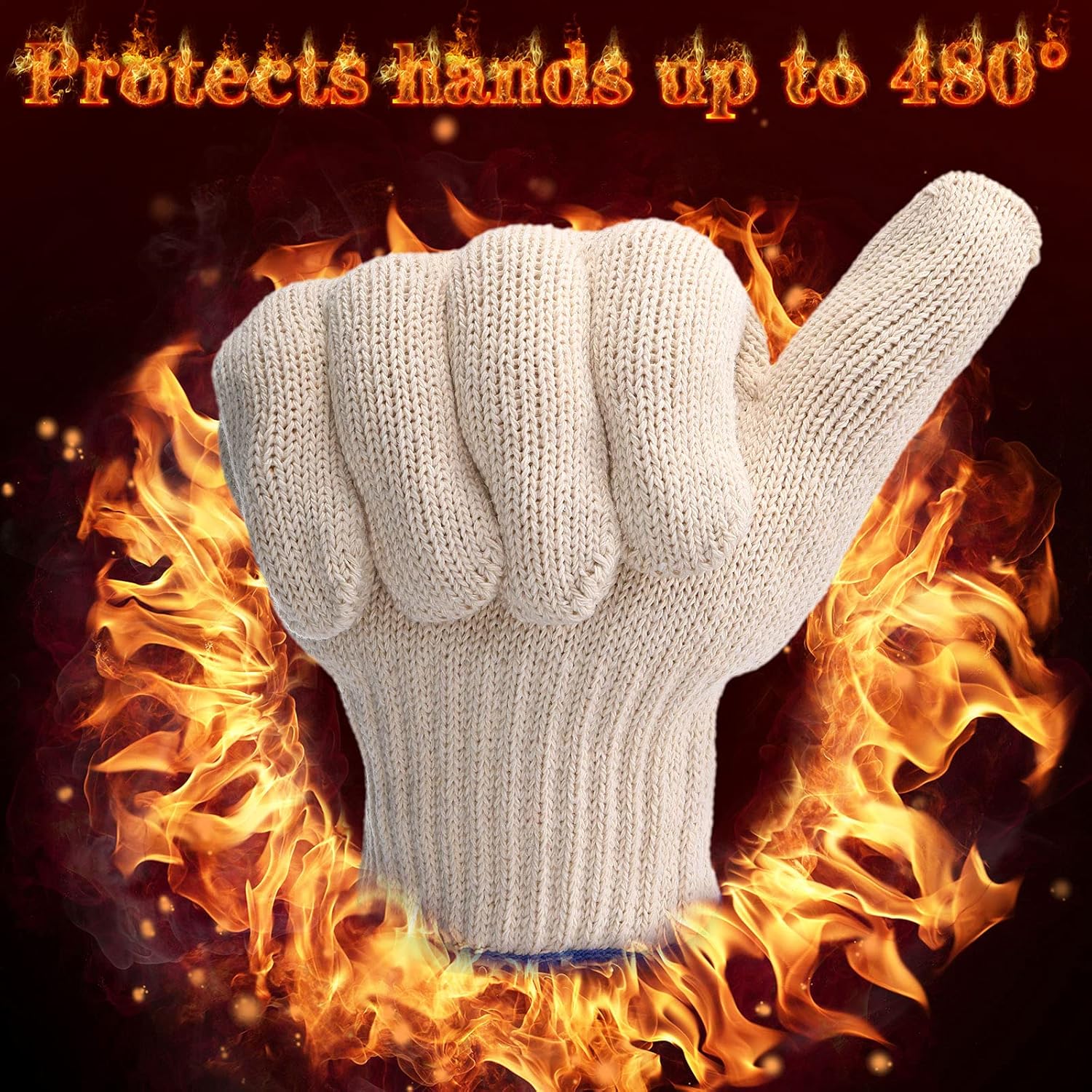 4 Pairs Heat Resistant Gloves, - Heat Resistant Glove recensione e prezzo