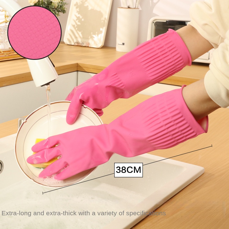 38cm Extra Thick Pink Rubber D - Dish Glove Rubber recensione e prezzo