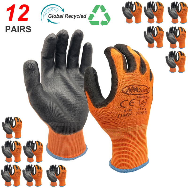 NMSafety 12 Pairs Work Gloves  - Nitrile Mechanic Glove recensione e prezzo
