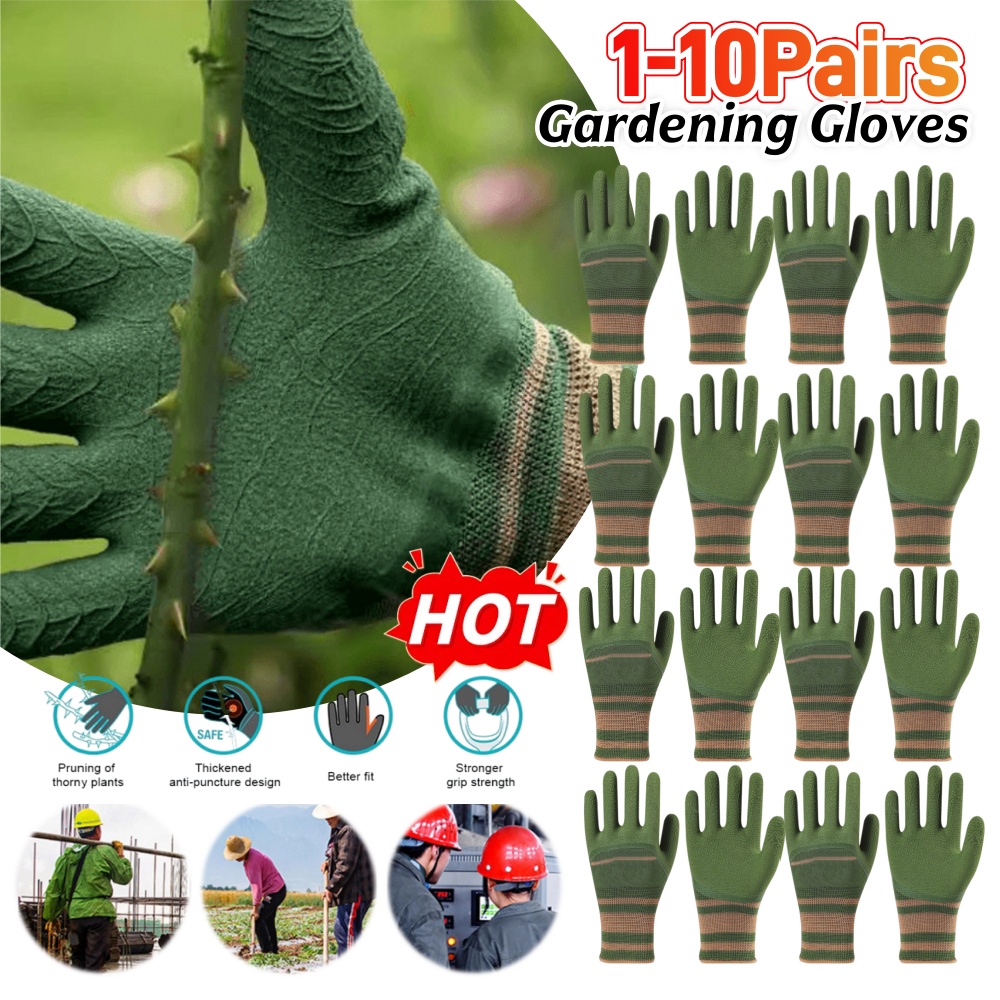 1-10Pairs Gardening Gloves Wat - Gardening Glove Waterproof recensione e prezzo