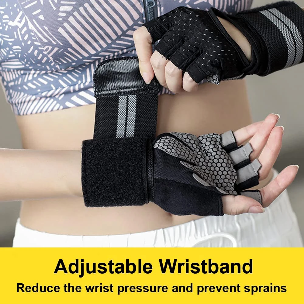 1Pair Half Finger Gym Fitness  - Workout Glove Gym recensione e prezzo