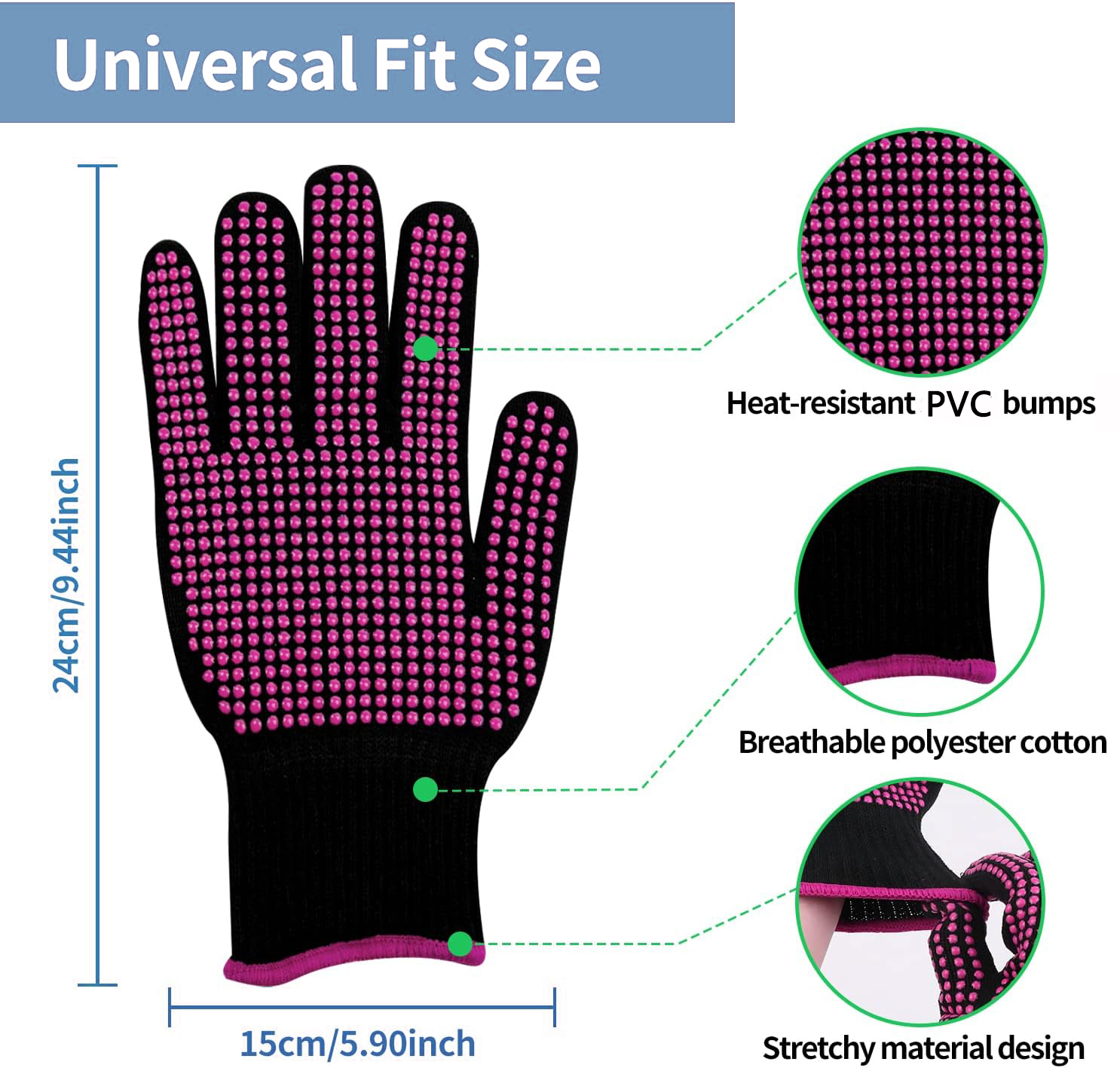 1 Pair Barbecue Anti-scald Glo - Oven Mitt Silicone recensione e prezzo