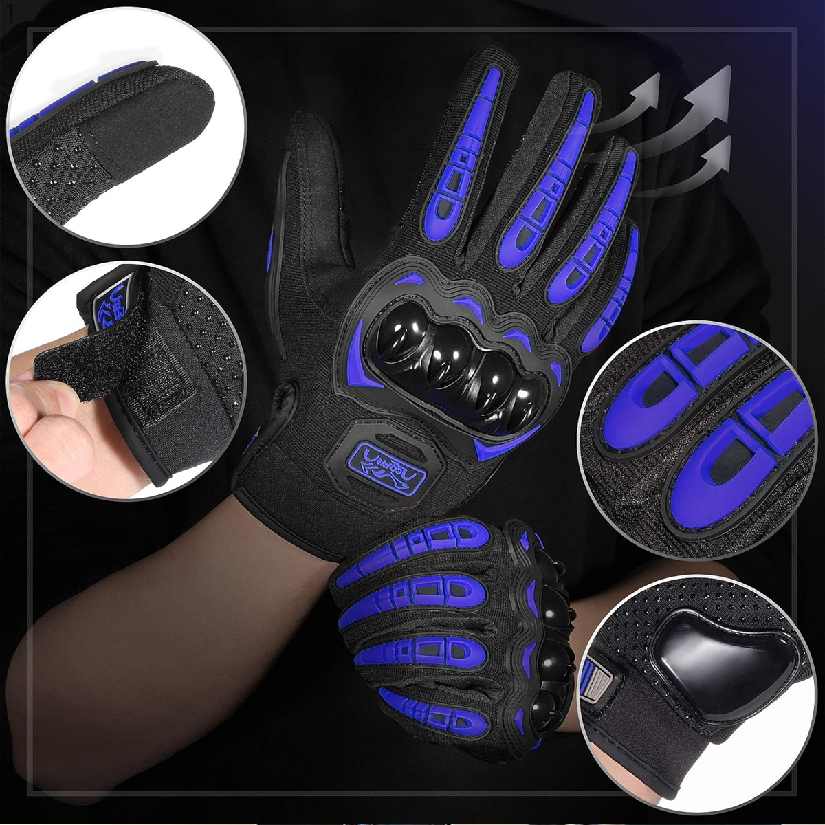 Men Motorcycle Gloves Touch Sc - Motorcycle Glove Knuckle recensione e prezzo