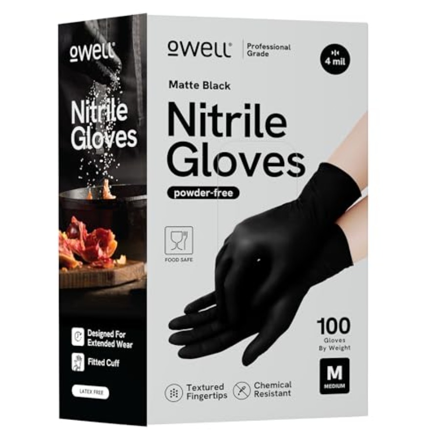 ® Black Nitrile Gloves - 4 Mil - Exam Glove Nitrile recensione e prezzo