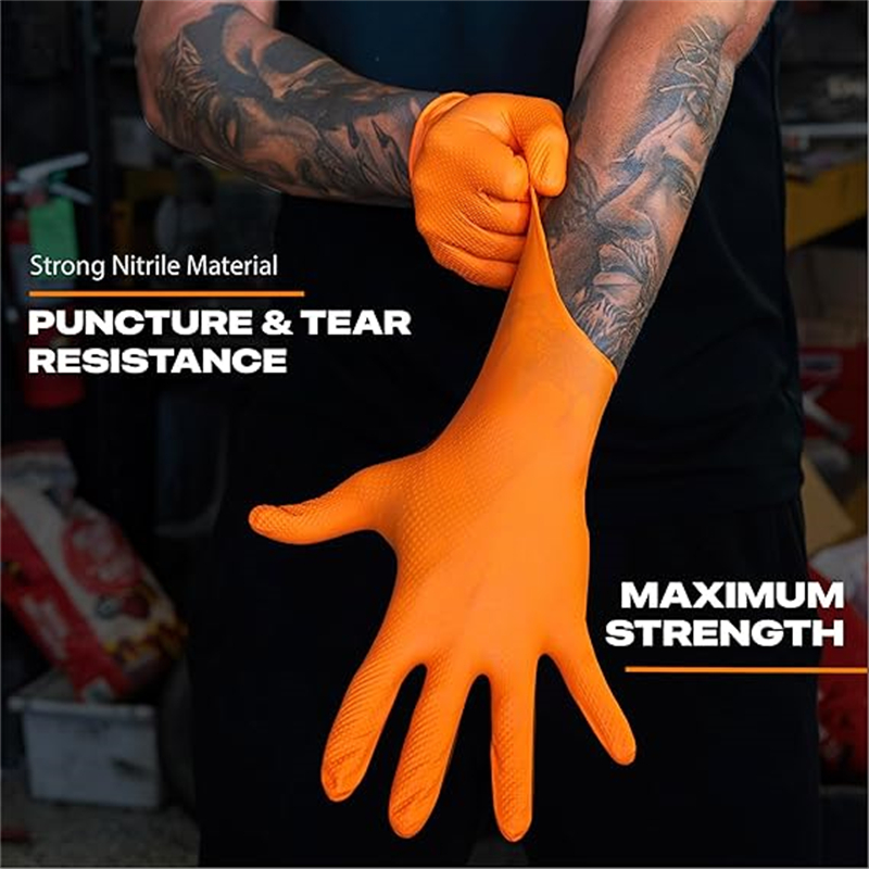 8Mil Thick Heavy Duty Safety W - Nitrile Mechanic Glove recensione e prezzo