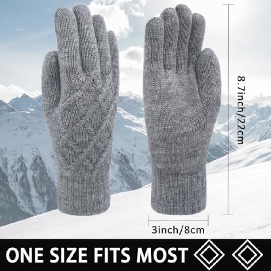 Winter Wool Gloves for Women M - Wool Glove Lined recensione e prezzo