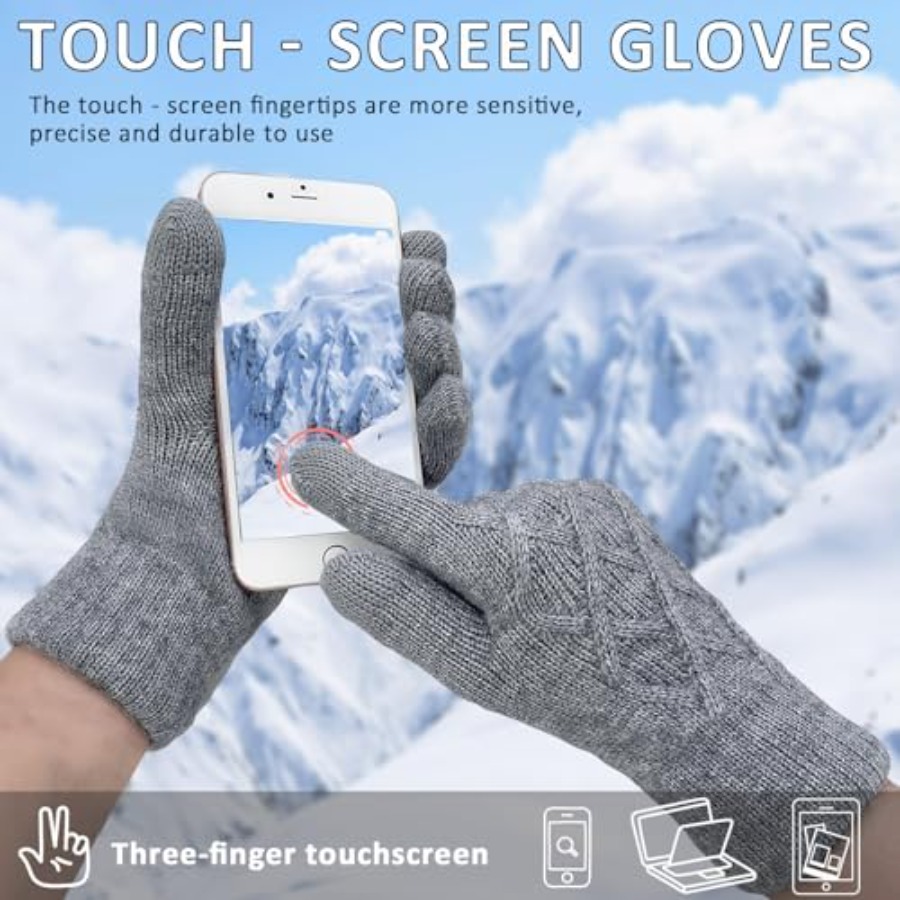 Winter Wool Gloves for Women M - Wool Glove Lined recensione e prezzo