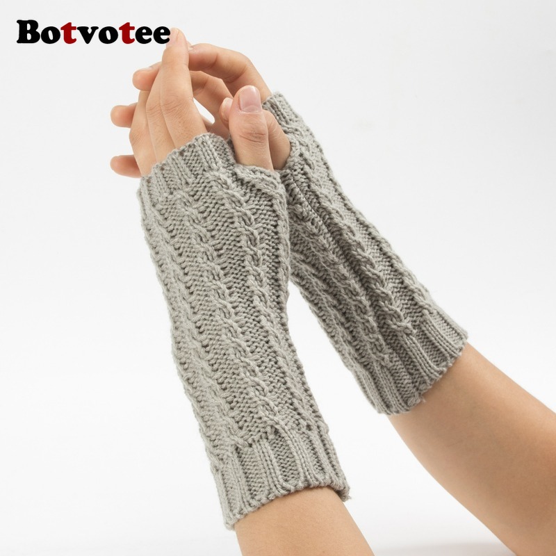 Botvotee Y2k Half Finger Winte - Fingerless Glove Knit recensione e prezzo