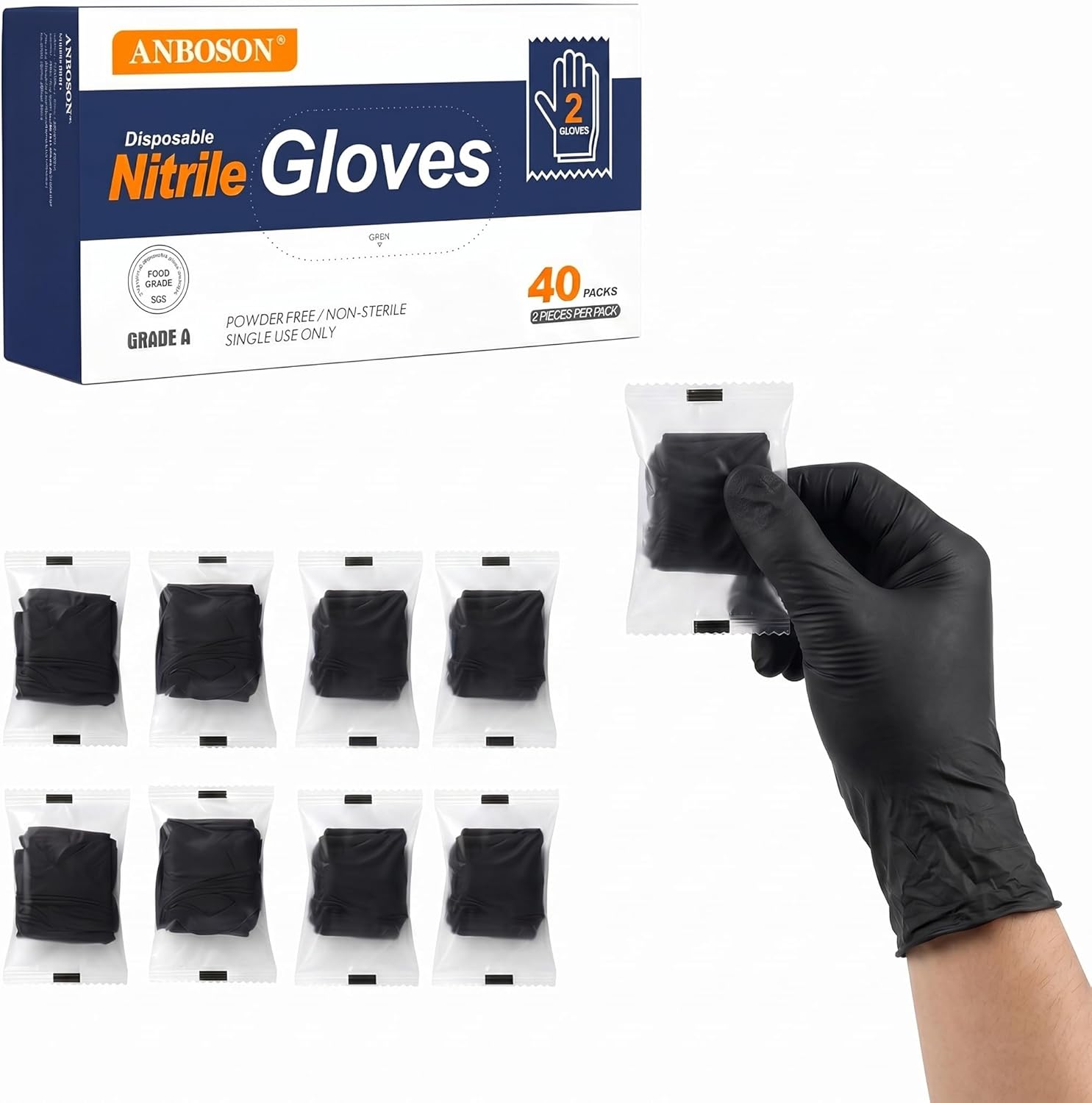 Nitrile Disposable Gloves 5mil - Latex Disposable Glove recensione e prezzo