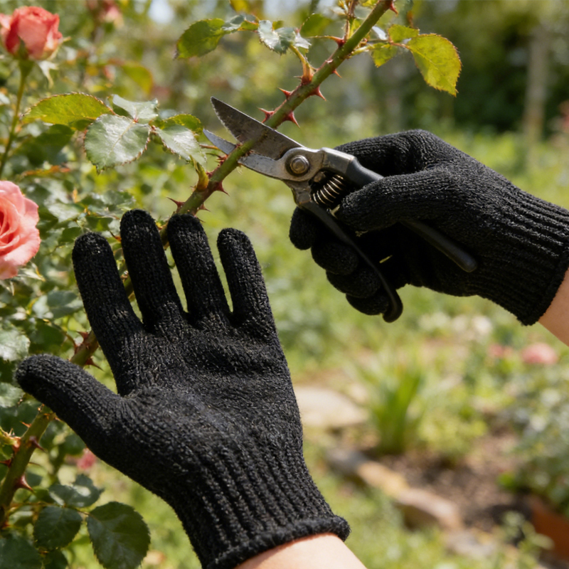 1 Pair Black Steel Wire Metal  - Cut Resistant Glove recensione e prezzo